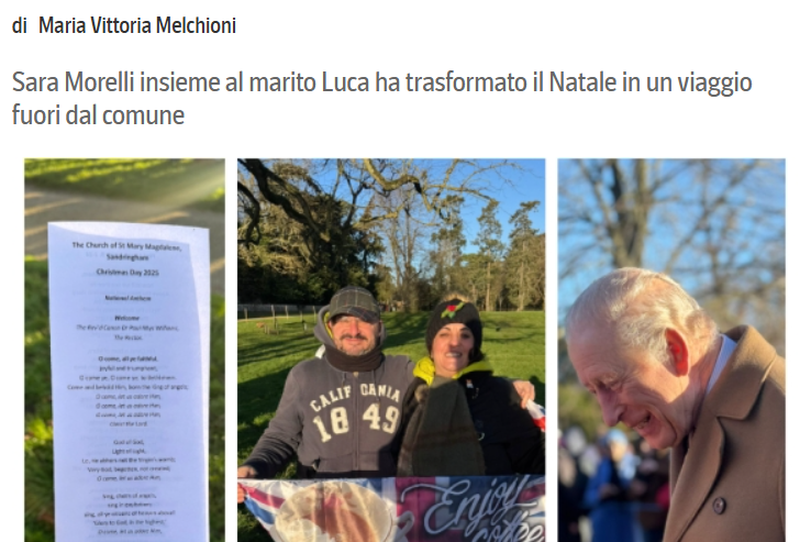 Da Ferrara a Sandringham House, 1.500 km per la messa assieme a Carlo e Camilla